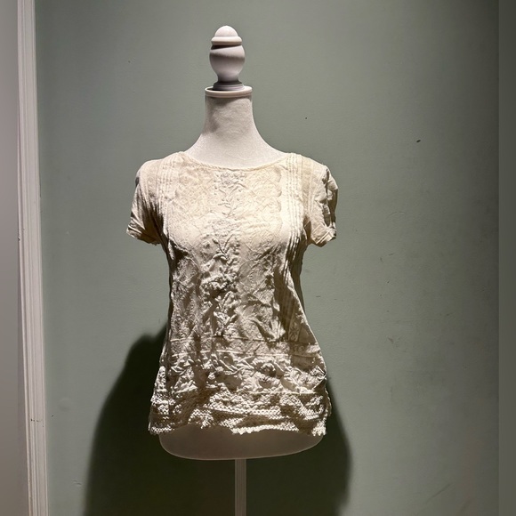 Lacy anthropologie top - Picture 2 of 7